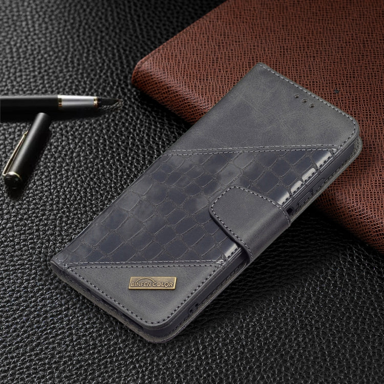 Matching Color Crocodile Texture Horizontal Flip PU Leather Case with Wallet & Holder & Card Slots, For Xiaomi Redmi 10