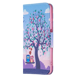 Colored Drawing Pattern Horizontal Flip Leather Case with Holder & Card Slots & Wallet, For Xiaomi Redmi 10