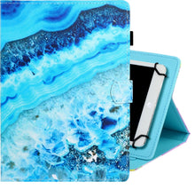 Load image into Gallery viewer, Universal Colored Drawing Horizontal Flip PU Leather Case with Holder &amp; Card Slot