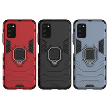 Load image into Gallery viewer, PC + TPU Shockproof Protective Case with Magnetic Ring Holder, For Samsung Galaxy A03s Indian Version