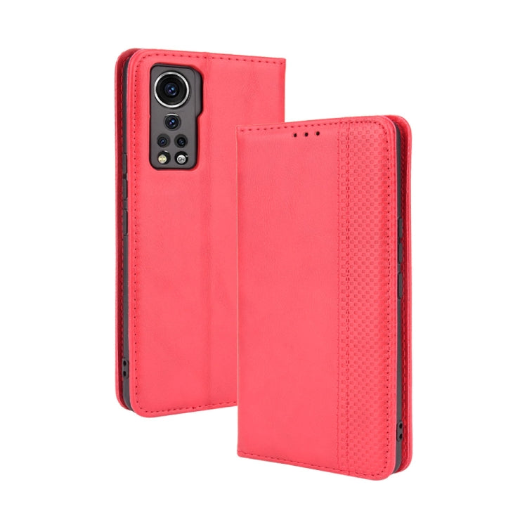 Magnetic Buckle Retro Pattern Horizontal Flip Leather Case with Holder & Card Slot & Wallet, For Samsung Galaxy Z Fold3 5G, For Sony Xperia 10 III, For Xiaomi Mi Mix 4, For Xiaomi Redmi 10, For UMIDIGI Bison Pro, For ZTE Axon 30 5G