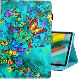 Colored Drawing Horizontal Flip PU Leather Case with Holder & Card Slot & Sleep / Wake-up Function, For Galaxy Tab S5e T720, For Galaxy Tab S6 T860
