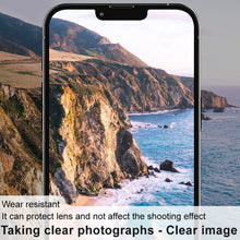 Load image into Gallery viewer, IMAK Integrated Rear Camera Lens Tempered Glass Film with Lens Cap, For iPhone 13 / 13 mini, For iPhone 13 Pro / 13 Pro Max