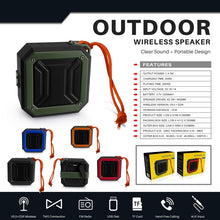 Load image into Gallery viewer, New Rixing NR-103 Mini TWS Bluetooth Speaker with Lanyard, NR-103 (Orange), NR-103 (Black), NR-103 (Red), NR-103 (Blue), NR-103 (Green)
