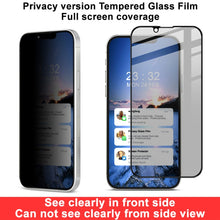 Load image into Gallery viewer, IMAK HD Full Screen Anti-spy Tempered Glass Protective Film, For iPhone 13 mini, For iPhone 13 / 13 Pro, For iPhone 13 Pro Max