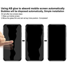 Load image into Gallery viewer, IMAK HD Full Screen Anti-spy Tempered Glass Protective Film, For iPhone 13 mini, For iPhone 13 / 13 Pro, For iPhone 13 Pro Max