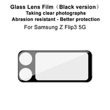 Load image into Gallery viewer, IMAK Rear Camera Lens Glass Film Black Version, For Samsung Galaxy Z Flip3 5G