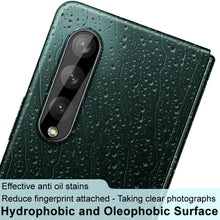 Load image into Gallery viewer, IMAK Integrated Rear Camera Lens Tempered Glass Film with Lens Cap Black Version, For Samsung Galaxy Z Fold3 5G