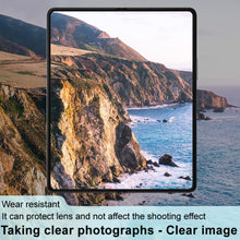 Load image into Gallery viewer, IMAK Integrated Rear Camera Lens Tempered Glass Film with Lens Cap Black Version, For Samsung Galaxy Z Fold3 5G