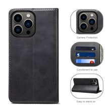 Load image into Gallery viewer, Calf Texture Horizontal Flip Leather Case with Holder &amp; Card Slots &amp; Wallet, For iPhone 13 Pro Max, For iPhone 13 Pro, For iPhone 13, For iPhone 13 mini