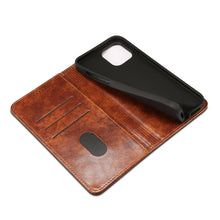 Load image into Gallery viewer, Baroque Simple Horizontal Flip Leather Case with Holder &amp; Card Slots &amp; Wallet, For iPhone 13 mini, For iPhone 13, For iPhone 13 Pro, For iPhone 13 Pro Max