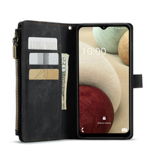 Load image into Gallery viewer, CaseMe-C30 PU + TPU Multifunctional Horizontal Flip Leather Case with Holder &amp; Card Slot &amp; Wallet &amp; Zipper Pocket, For Samsung Galaxy A12, For Samsung Galaxy A52 5G / 4G, For Samsung Galaxy Note10+, For Samsung Galaxy Note20 Ultra, For Samsung Galaxy S...