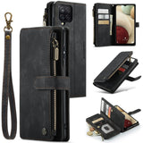 CaseMe-C30 PU + TPU Multifunctional Horizontal Flip Leather Case with Holder & Card Slot & Wallet & Zipper Pocket, For Samsung Galaxy A12, For Samsung Galaxy A52 5G / 4G, For Samsung Galaxy Note10+, For Samsung Galaxy Note20 Ultra, For Samsung Galaxy S...
