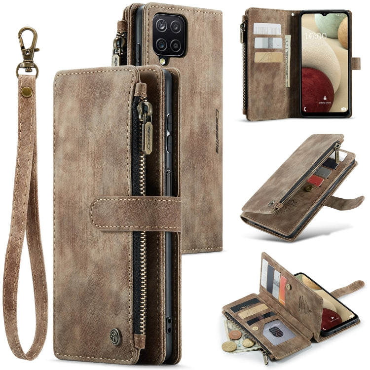 CaseMe-C30 PU + TPU Multifunctional Horizontal Flip Leather Case with Holder & Card Slot & Wallet & Zipper Pocket, For Samsung Galaxy A12, For Samsung Galaxy A52 5G / 4G, For Samsung Galaxy Note10+, For Samsung Galaxy Note20 Ultra, For Samsung Galaxy S...