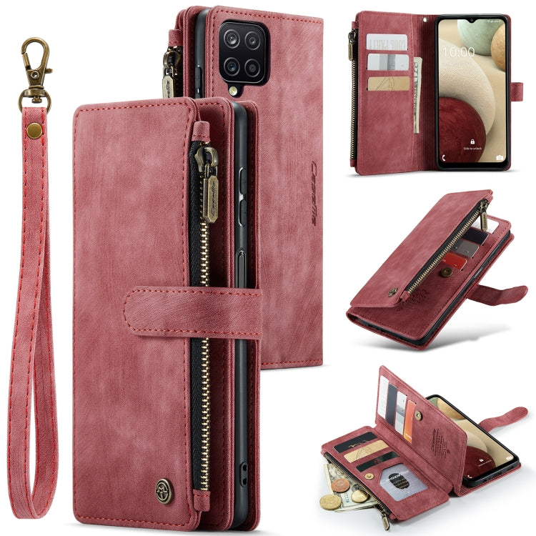CaseMe-C30 PU + TPU Multifunctional Horizontal Flip Leather Case with Holder & Card Slot & Wallet & Zipper Pocket, For Samsung Galaxy A12, For Samsung Galaxy A52 5G / 4G, For Samsung Galaxy Note10+, For Samsung Galaxy Note20 Ultra, For Samsung Galaxy S...