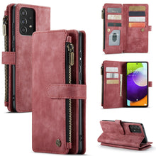 Load image into Gallery viewer, CaseMe-C30 PU + TPU Multifunctional Horizontal Flip Leather Case with Holder &amp; Card Slot &amp; Wallet &amp; Zipper Pocket, For Samsung Galaxy A12, For Samsung Galaxy A52 5G / 4G, For Samsung Galaxy Note10+, For Samsung Galaxy Note20 Ultra, For Samsung Galaxy S...