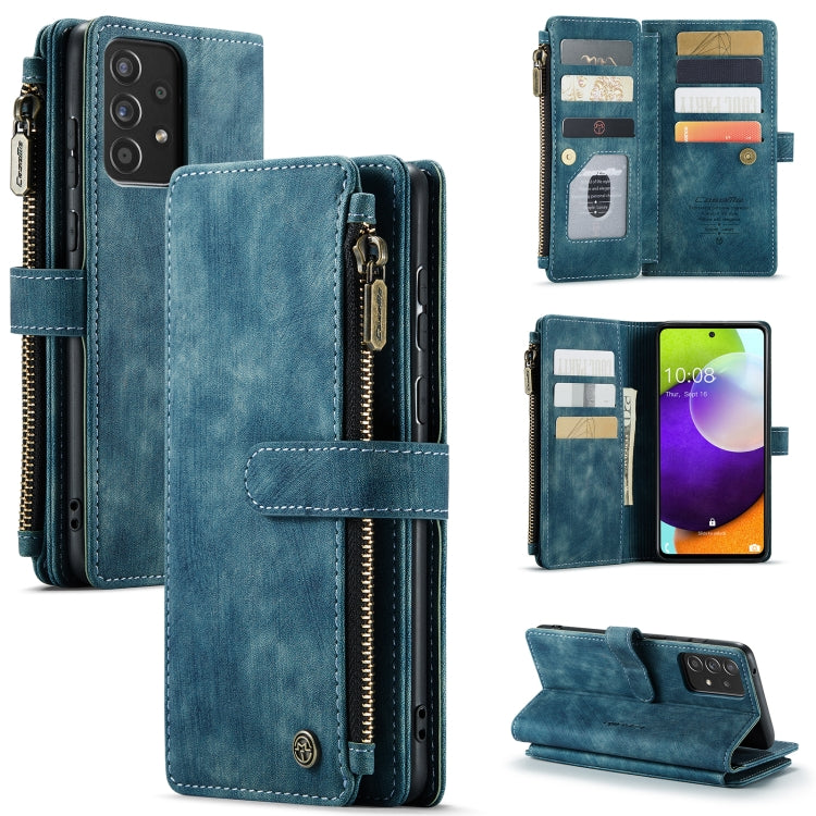 CaseMe-C30 PU + TPU Multifunctional Horizontal Flip Leather Case with Holder & Card Slot & Wallet & Zipper Pocket, For Samsung Galaxy A12, For Samsung Galaxy A52 5G / 4G, For Samsung Galaxy Note10+, For Samsung Galaxy Note20 Ultra, For Samsung Galaxy S...