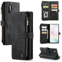 Load image into Gallery viewer, CaseMe-C30 PU + TPU Multifunctional Horizontal Flip Leather Case with Holder &amp; Card Slot &amp; Wallet &amp; Zipper Pocket, For Samsung Galaxy A12, For Samsung Galaxy A52 5G / 4G, For Samsung Galaxy Note10+, For Samsung Galaxy Note20 Ultra, For Samsung Galaxy S...