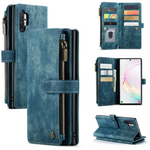 Load image into Gallery viewer, CaseMe-C30 PU + TPU Multifunctional Horizontal Flip Leather Case with Holder &amp; Card Slot &amp; Wallet &amp; Zipper Pocket, For Samsung Galaxy A12, For Samsung Galaxy A52 5G / 4G, For Samsung Galaxy Note10+, For Samsung Galaxy Note20 Ultra, For Samsung Galaxy S...