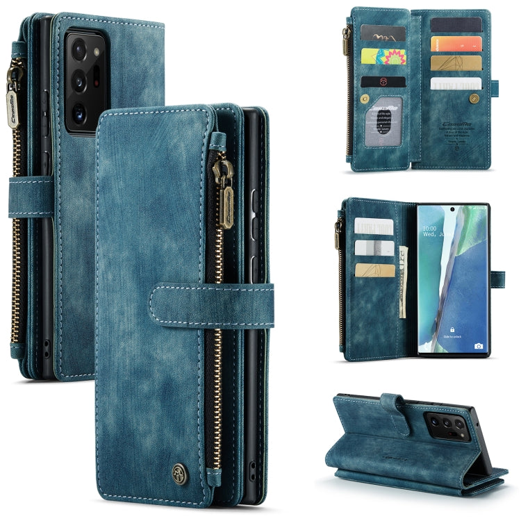 CaseMe-C30 PU + TPU Multifunctional Horizontal Flip Leather Case with Holder & Card Slot & Wallet & Zipper Pocket, For Samsung Galaxy A12, For Samsung Galaxy A52 5G / 4G, For Samsung Galaxy Note10+, For Samsung Galaxy Note20 Ultra, For Samsung Galaxy S...