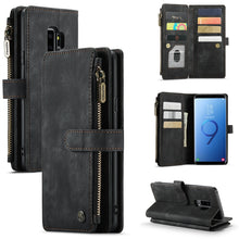 Load image into Gallery viewer, CaseMe-C30 PU + TPU Multifunctional Horizontal Flip Leather Case with Holder &amp; Card Slot &amp; Wallet &amp; Zipper Pocket, For Samsung Galaxy A12, For Samsung Galaxy A52 5G / 4G, For Samsung Galaxy Note10+, For Samsung Galaxy Note20 Ultra, For Samsung Galaxy S...