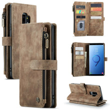 Load image into Gallery viewer, CaseMe-C30 PU + TPU Multifunctional Horizontal Flip Leather Case with Holder &amp; Card Slot &amp; Wallet &amp; Zipper Pocket, For Samsung Galaxy A12, For Samsung Galaxy A52 5G / 4G, For Samsung Galaxy Note10+, For Samsung Galaxy Note20 Ultra, For Samsung Galaxy S...
