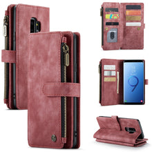 Load image into Gallery viewer, CaseMe-C30 PU + TPU Multifunctional Horizontal Flip Leather Case with Holder &amp; Card Slot &amp; Wallet &amp; Zipper Pocket, For Samsung Galaxy A12, For Samsung Galaxy A52 5G / 4G, For Samsung Galaxy Note10+, For Samsung Galaxy Note20 Ultra, For Samsung Galaxy S...