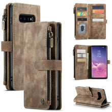 Load image into Gallery viewer, CaseMe-C30 PU + TPU Multifunctional Horizontal Flip Leather Case with Holder &amp; Card Slot &amp; Wallet &amp; Zipper Pocket, For Samsung Galaxy A12, For Samsung Galaxy A52 5G / 4G, For Samsung Galaxy Note10+, For Samsung Galaxy Note20 Ultra, For Samsung Galaxy S...