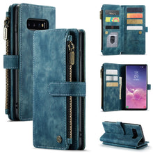 Load image into Gallery viewer, CaseMe-C30 PU + TPU Multifunctional Horizontal Flip Leather Case with Holder &amp; Card Slot &amp; Wallet &amp; Zipper Pocket, For Samsung Galaxy A12, For Samsung Galaxy A52 5G / 4G, For Samsung Galaxy Note10+, For Samsung Galaxy Note20 Ultra, For Samsung Galaxy S...
