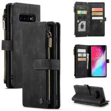 Load image into Gallery viewer, CaseMe-C30 PU + TPU Multifunctional Horizontal Flip Leather Case with Holder &amp; Card Slot &amp; Wallet &amp; Zipper Pocket, For Samsung Galaxy A12, For Samsung Galaxy A52 5G / 4G, For Samsung Galaxy Note10+, For Samsung Galaxy Note20 Ultra, For Samsung Galaxy S...
