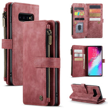 Load image into Gallery viewer, CaseMe-C30 PU + TPU Multifunctional Horizontal Flip Leather Case with Holder &amp; Card Slot &amp; Wallet &amp; Zipper Pocket, For Samsung Galaxy A12, For Samsung Galaxy A52 5G / 4G, For Samsung Galaxy Note10+, For Samsung Galaxy Note20 Ultra, For Samsung Galaxy S...