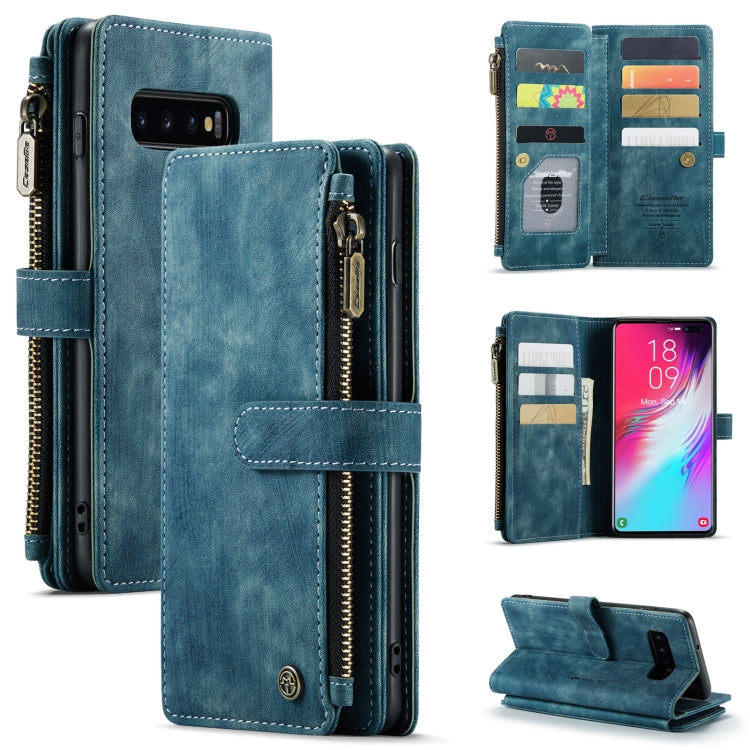 CaseMe-C30 PU + TPU Multifunctional Horizontal Flip Leather Case with Holder & Card Slot & Wallet & Zipper Pocket, For Samsung Galaxy A12, For Samsung Galaxy A52 5G / 4G, For Samsung Galaxy Note10+, For Samsung Galaxy Note20 Ultra, For Samsung Galaxy S...