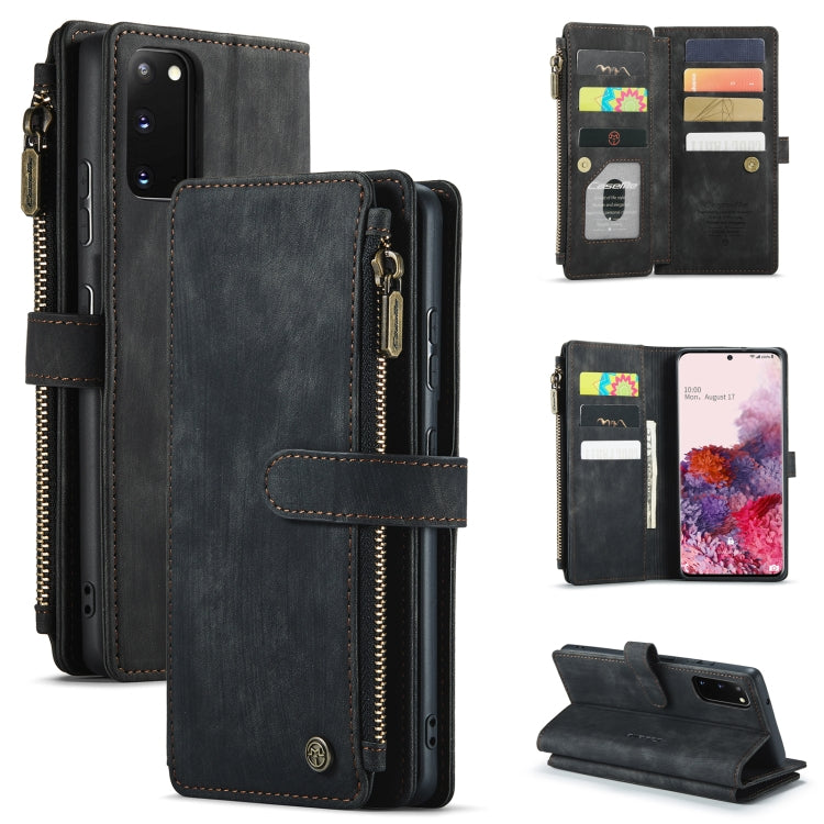 CaseMe-C30 PU + TPU Multifunctional Horizontal Flip Leather Case with Holder & Card Slot & Wallet & Zipper Pocket, For Samsung Galaxy A12, For Samsung Galaxy A52 5G / 4G, For Samsung Galaxy Note10+, For Samsung Galaxy Note20 Ultra, For Samsung Galaxy S...