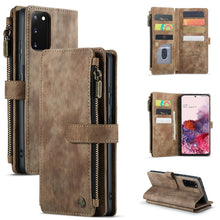 Load image into Gallery viewer, CaseMe-C30 PU + TPU Multifunctional Horizontal Flip Leather Case with Holder &amp; Card Slot &amp; Wallet &amp; Zipper Pocket, For Samsung Galaxy A12, For Samsung Galaxy A52 5G / 4G, For Samsung Galaxy Note10+, For Samsung Galaxy Note20 Ultra, For Samsung Galaxy S...