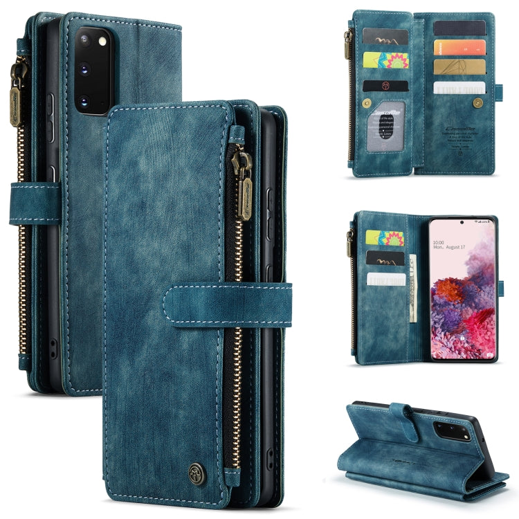 CaseMe-C30 PU + TPU Multifunctional Horizontal Flip Leather Case with Holder & Card Slot & Wallet & Zipper Pocket, For Samsung Galaxy A12, For Samsung Galaxy A52 5G / 4G, For Samsung Galaxy Note10+, For Samsung Galaxy Note20 Ultra, For Samsung Galaxy S...