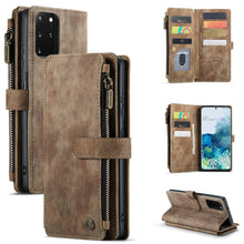 Load image into Gallery viewer, CaseMe-C30 PU + TPU Multifunctional Horizontal Flip Leather Case with Holder &amp; Card Slot &amp; Wallet &amp; Zipper Pocket, For Samsung Galaxy A12, For Samsung Galaxy A52 5G / 4G, For Samsung Galaxy Note10+, For Samsung Galaxy Note20 Ultra, For Samsung Galaxy S...