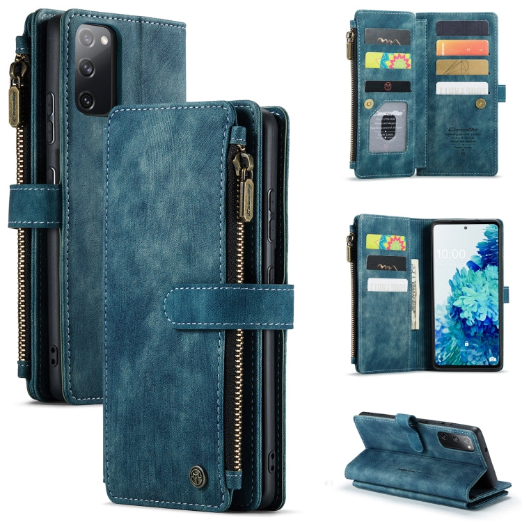 CaseMe-C30 PU + TPU Multifunctional Horizontal Flip Leather Case with Holder & Card Slot & Wallet & Zipper Pocket, For Samsung Galaxy A12, For Samsung Galaxy A52 5G / 4G, For Samsung Galaxy Note10+, For Samsung Galaxy Note20 Ultra, For Samsung Galaxy S...