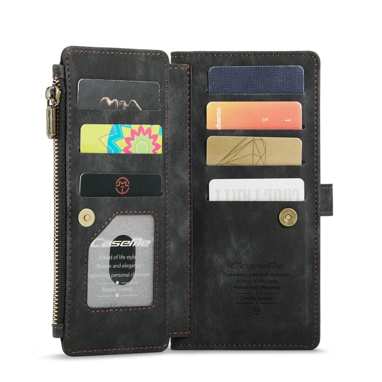 CaseMe-C30 PU + TPU Multifunctional Horizontal Flip Leather Case with Holder & Card Slot & Wallet & Zipper Pocket, For Samsung Galaxy S21+ 5G, For Samsung Galaxy S21 Ultra 5G, For Samsung Galaxy S21 FE