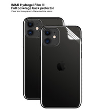 Load image into Gallery viewer, 2 PCS IMAK Curved Full Screen Hydrogel Film 3 Back Protector, for iPhone 11, for iPhone 11 Pro, for iPhone 11 Pro Max
