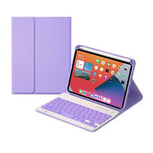 Load image into Gallery viewer, HK006 Square Keys Detachable Bluetooth Keyboard Leather Case with Holder for iPad mini 6, HK006