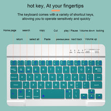 Load image into Gallery viewer, HK006 Square Keys Detachable Bluetooth Keyboard Leather Case with Holder for iPad mini 6, HK006