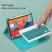 Load image into Gallery viewer, HK006 Square Keys Detachable Bluetooth Keyboard Leather Case with Holder for iPad mini 6, HK006