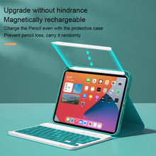 Load image into Gallery viewer, HK006 Square Keys Detachable Bluetooth Keyboard Leather Case with Holder for iPad mini 6, HK006