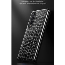 Load image into Gallery viewer, Crocodile Texture Leather Folding Protective Case, For Samsung Galaxy Z Fold3 5G, For Samsung Galaxy Z Fold2 5G