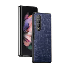 Load image into Gallery viewer, Crocodile Texture Leather Folding Protective Case, For Samsung Galaxy Z Fold3 5G, For Samsung Galaxy Z Fold2 5G