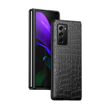Load image into Gallery viewer, Crocodile Texture Leather Folding Protective Case, For Samsung Galaxy Z Fold3 5G, For Samsung Galaxy Z Fold2 5G