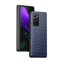 Load image into Gallery viewer, Crocodile Texture Leather Folding Protective Case, For Samsung Galaxy Z Fold3 5G, For Samsung Galaxy Z Fold2 5G