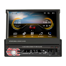 Load image into Gallery viewer, 9601C HD 7 inch Universal Car Manually Retractable Screen MP5 Player with Carplay, Support FM &amp; Bluetooth &amp; TF Card, 9601C