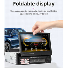 Load image into Gallery viewer, 9601C HD 7 inch Universal Car Manually Retractable Screen MP5 Player with Carplay, Support FM &amp; Bluetooth &amp; TF Card, 9601C