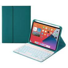 Load image into Gallery viewer, HK006D Square Keys Detachable Bluetooth Keyboard Leather Case with White Backlight &amp; Holder for iPad mini 6, HK006D